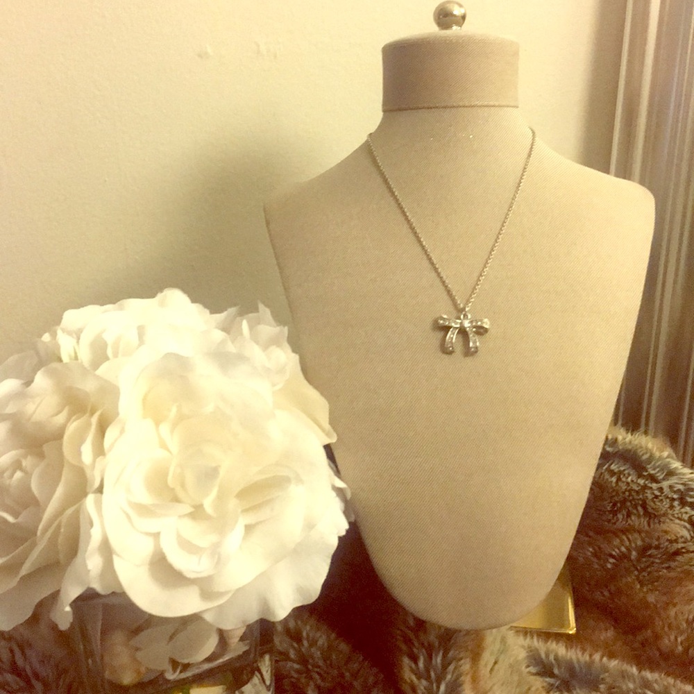 Crystal Bow Pendant